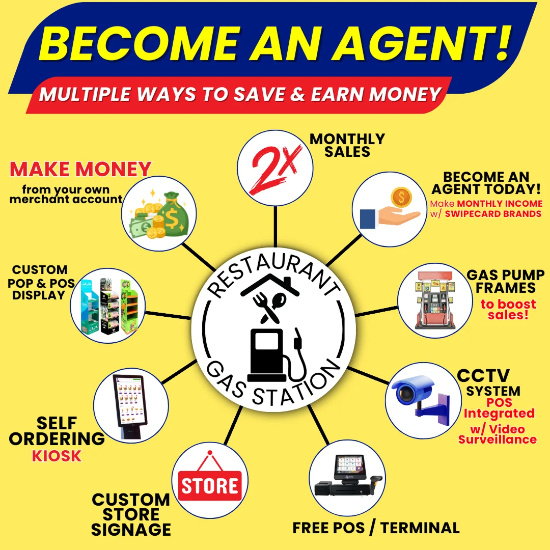 Become an agent restaurant and gas station sales opportunities