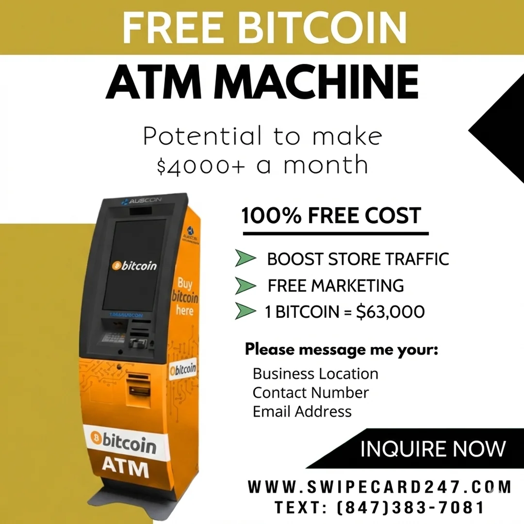 Free Bitcoin ATM Machine