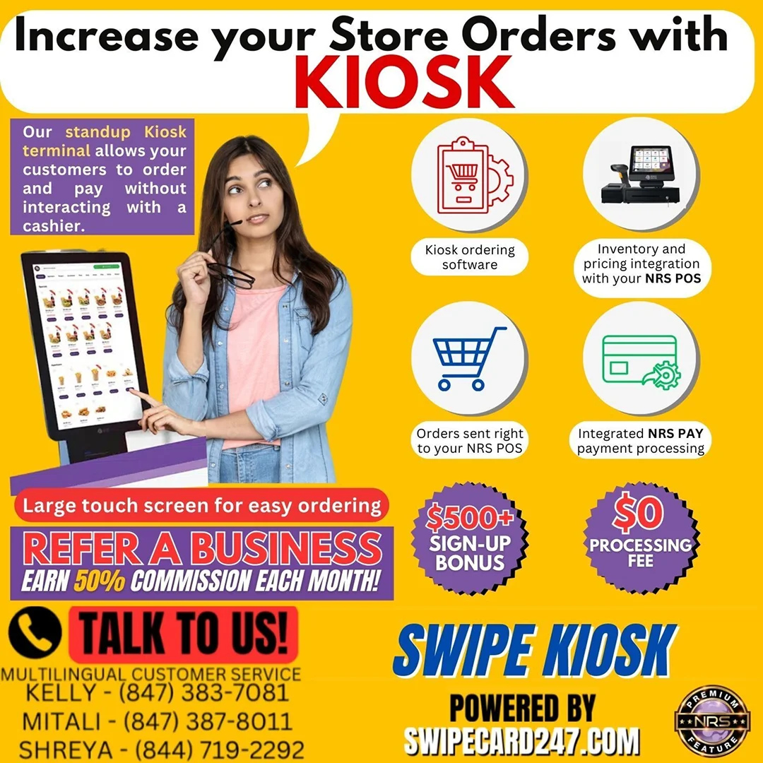 Swipe Kiosk: Increase Store Orders